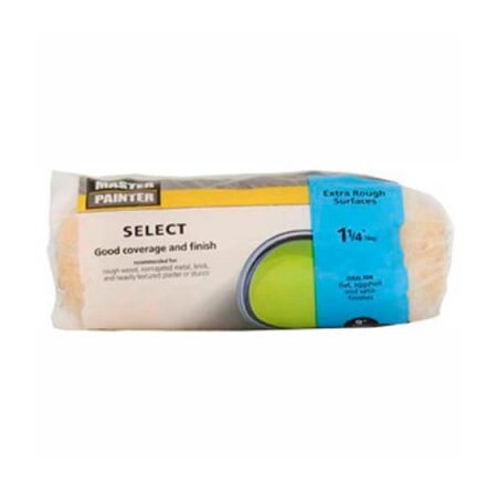 General Paint Master Painter 9" Select Roller Cover, 1-1/4" Nap, Knit, Extra Rough - 697787 697787